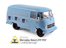PRE-ORD3R NOREV Modeliukas 1/43 1957 Mercedes Benz L319 *Lindt & Sprüngli*, light blue