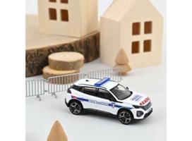 PRE-ORD3R NOREV Modeliukas 1/43 2024 Peugeot 2008 *Police Municipale*, white/blue/red