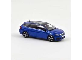PRE-ORD3R NOREV Modeliukas 1/43 2020 Peugeot 308 SW GT, vertigo blue