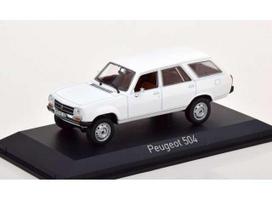 PRE-ORD3R NOREV Modeliukas 1/43 1980 Peugeot 504 Break Dangel, alaska white