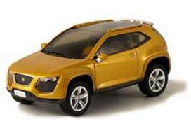 PRE-ORD3R NOREV Modeliukas 1/43 2007 Seat Tribu Salon de Francfort, orange