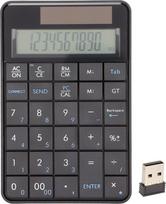 "Annadue 2 in 1" belaidė klaviatūra su skaičiuotuvu, 29 klavišų 2.4G belaidė skaitmeninė klaviatūra su USB imtuvu nešiojamajam kompiuteriui