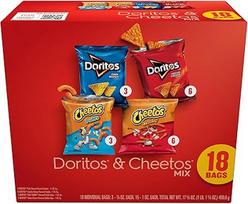 "Frito Lay Doritos & Cheetos Mix Variety Pack" (18 vnt.)