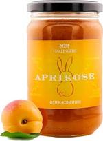 "Hallingers" Velykų uogienė "Apricot" - velykinės dovanos velykiniams krepšeliams, rankomis maišoma uogienė velykiniams pusryčiams (stiklinė) - Motinos dienos dovana ir dovanų idėjos tėvo dienai | Congratulations Freu