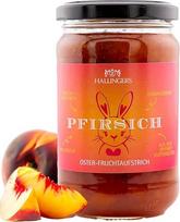 "Hallingers" Velykų vaisių užtepėlė "Peach" - velykinės dovanos velykiniams krepšeliams, rankomis maišoma vaisių užtepėlė velykiniams pusryčiams (stiklinė) - dovana vasarą ir puiki grilio dovana | Gl