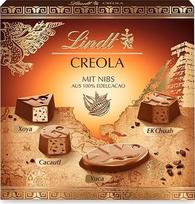 Lindt šokoladas - Creola Pralinés | 165 g | Šokolado dėžutė su 15 šokoladinių saldainių, 4 skanių rūšių, be alkoholio, su kakavos gabalėliais, pagamintais iš 100 % aukščiausios kokybės kakavos | Šokoladinė dovana | Šokoladinė dovana