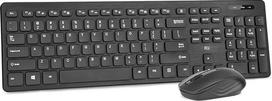 Rii RK200 belaidė klaviatūra ir pelė 2,4 GHz belaidė klaviatūra pelė Kompiuteris Nešiojamasis kompiuteris "Mac Windows