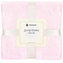 Pledas Lovely Blankets Extra Soft, rožinis, 200 cm x 220 cm