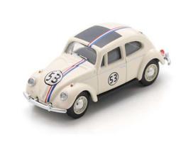 PRE-ORD3R Schuco Modeliukas 1/64 Volkswagen Kever Herbie #53 Rally, cream/red/blue