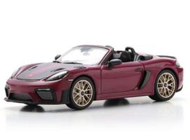 PRE-ORD3R Schuco Modeliukas 1/43 2023 Porsche 718 Spyder RS, ruby-star
