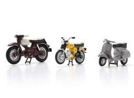 PRE-ORD3R Schuco Modeliukas 1/43 Set Kreidler Florett Super + Vespa GS + Simson S52, various