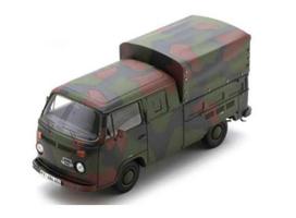 PRE-ORD3R Schuco Modeliukas 1/35 Volkswagen T2 Double Cabine Bundeswehr, camouflage
