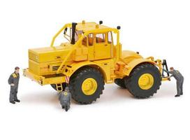 Schuco Modeliukas 1/32 Kirovets K700 A + 3 mechanics/figures, yellow