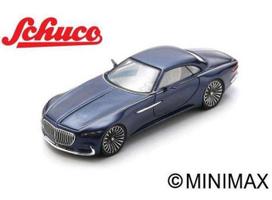 PRE-ORD3R Schuco Modeliukas 1/43 Mercedes Mayback Vision 6 hardtop coupe, blue