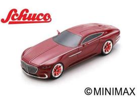 PRE-ORD3R Schuco Modeliukas 1/43 Mercedes Mayback Vision 6 hardtop coupe, red