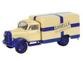 PRE-ORD3R Schuco Modeliukas 1/43 Borward B2500 *Sanella*, beige/blue