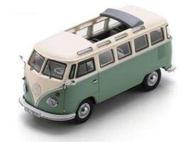 PRE-ORD3R Schuco Modeliukas 1/43 Volkswagen T1 Samba, green/beige