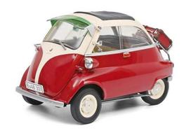 PRE-ORD3R Schuco Modeliukas 1/18 BMW Isetta with Suitcase, red/beige