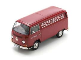 PRE-ORD3R Schuco Modeliukas 1/18  Volkswagen T2a *Porsche*, red