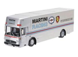 PRE-ORD3R Schuco Modeliukas 1/18 Mercedes Benz O317 *Martini*, silver