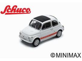 PRE-ORD3R Schuco Modeliukas 1/18 1965 Fiat 500 Abarth 595 SS, white