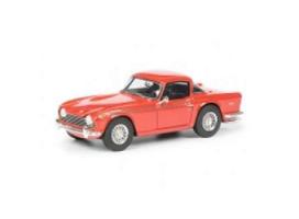PRE-ORD3R Schuco Modeliukas Triumph TR5 Closed Surrey Top *Resin series*, red