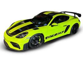 PRE-ORD3R Solido Modeliukas 1/43 2024 Porsche Cayman 718 GT4 RS W/Weissach package, green