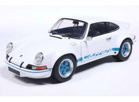 PRE-ORD3R Solido Modeliukas 1/18 1973 Porsche 911 RSR, white/blue