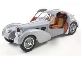 Solido Modeliukas 1/18 1937 Bugatti Atlantic 57C, matte silver
