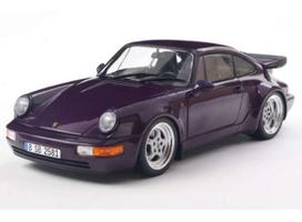 PRE-ORD3R Solido Modeliukas 1/18 1990 Porsche 911 964 Turbo, purple metallic