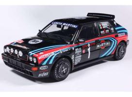 PRE-ORD3R Solido Modeliukas 1/18 1990 Lancia Delta HF Int. Tri. to Biason A. Sacco Monte Carlo, black/red/blue