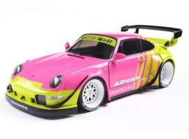 PRE-ORD3R Solido Modeliukas 1/18 2024 Porsche 911 RWB bodykit, pink/yellow