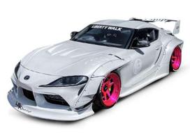 PRE-ORD3R Solido Modeliukas 1/18 2025 Toyota GR Supra Liberty Walk body kit, white/pink