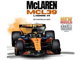 PRE-ORD3R Solido Modeliukas 1/18 2025 McLaren MCL39 #4 Lando Norris GP Australia, orange/black