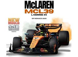 PRE-ORD3R Solido Modeliukas 1/18 2025 McLaren MCL39 #4 Lando Norris GP Monaco, orange/black