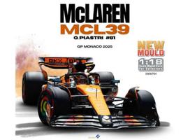 PRE-ORD3R Solido Modeliukas 1/18 2025 McLaren MCL39 #81 Oscar Piastri GP Monaco, orange/black