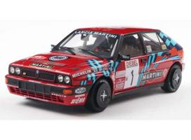 PRE-ORD3R Solido Modeliukas 1/18 1989 Lancia Delta HF Integrale #1 Biasion/Siviero San Remo, red/blue/white