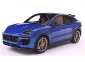 PRE-ORD3R Solido Modeliukas 1/18 2024 Porsche Cayenne Coupe GT Turbo, metallic blue