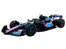 PRE-ORD3R Solido Modeliukas 1/18 2024 Alpine A524 F1 #10 Pierre Gasly Brazillian GP, blue/pink