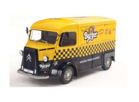PRE-ORD3R Solido Modeliukas 1/18 1969 Citroën Type HY *Burger* Food Truck, yellow/black