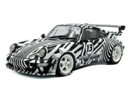 PRE-ORD3R Solido Modeliukas 1/18 2022 Porsche 911 (964) RWB bodykit  #13 *The Zebra*, white/black