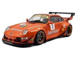 PRE-ORD3R Solido Modeliukas 1/18 Porsche 911 (993) RWB #7 *Jagermeister*, orange