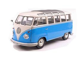 PRE-ORD3R Solido Modeliukas 1/18 1962 Volkswagen Samba, blue/white
