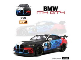 PRE-ORD3R OttOmobile Miniatures Modeliukas 1/18 2024 BMW M4 GT4 #1 *Resin series*, white/red/blue