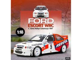 PRE-ORD3R OttOmobile Miniatures Modeliukas 1/18 1997 Ford Escort WRC C. Sainz Rallye Catalunya *Resin series*, white/red