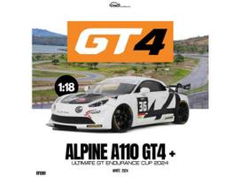 OttOmobile Miniatures Modeliukas 1/18 2024 Alpine A110 GT4 with white Ultimate GT Endurance Cup  *Resin series*, white