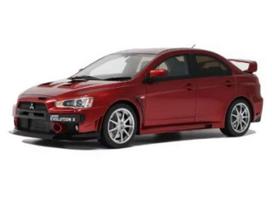 PRE-ORD3R OttOmobile Miniatures Modeliukas 1/18 2012 Mitsubishi Lancer Evo X FQ 400 *Resin series*, orient red