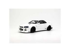 PRE-ORD3R OttOmobile Miniatures Modeliukas 1/18 2019 Nissan Skyline GT-R (BNR34) KRC Body Kit *Resin series*, white QX1