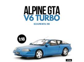 OttOmobile Miniatures Modeliukas 1/18 1990 Alpine GTA V6 Turbo *Resin serie*, blue apline metal 488