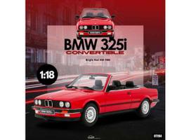 PRE-ORD3R OttOmobile Miniatures Modeliukas 1/18 1986 BMW 3251 Convertible *Resin series*, bright red